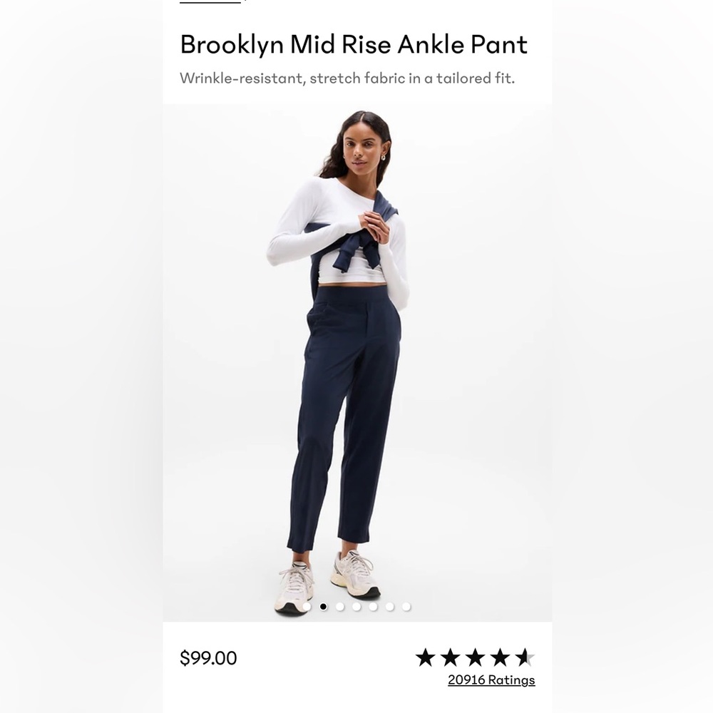 Athleta Brooklyn Mid Ride Ankle Pant